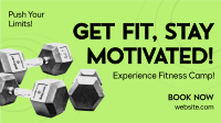 Bold Minimalist Fitness Camp Animation Preview