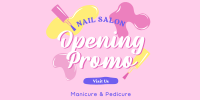 Nail Salon Promotion Twitter post Image Preview