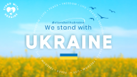 Ukraine Scenery Facebook Event Cover Design
