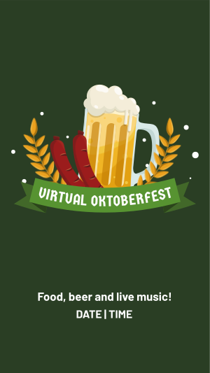 Virtual Oktoberfest Instagram story Image Preview