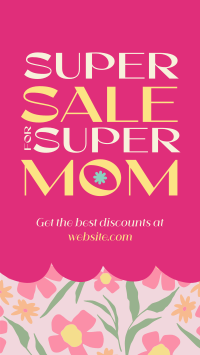 Mother's Day Sale Promo TikTok Video Design