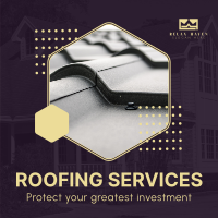 Roofing Services Instagram post Image Preview