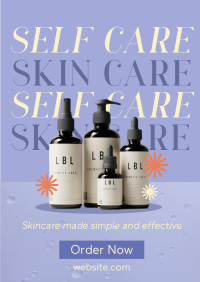 Skin Care Products Poster Image Preview