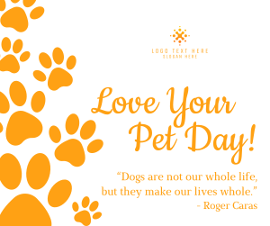 Love Your Pet Day Facebook post Image Preview