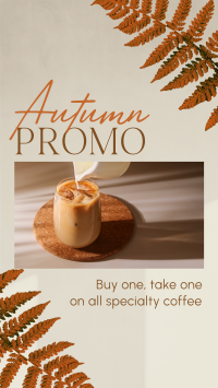 Autumn Coffee Promo Instagram reel Image Preview