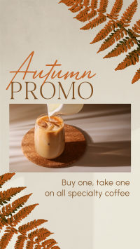 Autumn Coffee Promo Instagram Reel Image Preview