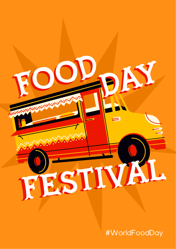 Food Truck Fest Flyer Design