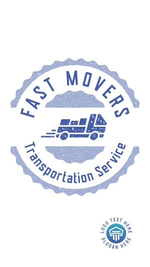 Movers Truck Badge Facebook story Image Preview