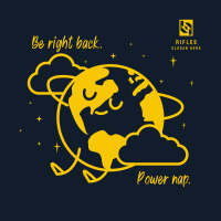 BRB Earth Nap Instagram post Image Preview