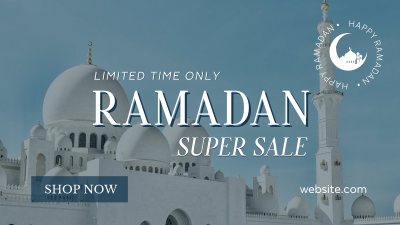 Ramadan Shopping Sale Facebook event cover Image Preview
