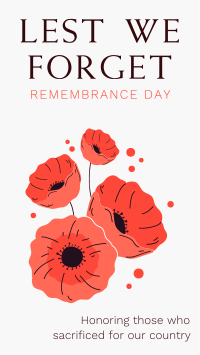 Symbol of Remembrance Facebook story Image Preview