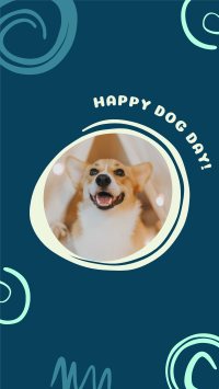 Graphic Happy Dog Day Instagram story Image Preview