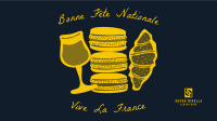 French Food Illustration Facebook event cover Image Preview