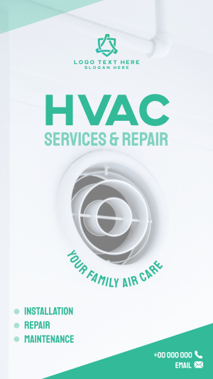 HVAC Services and Repair Facebook story Image Preview