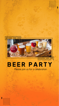 Beer Party Instagram Story Design