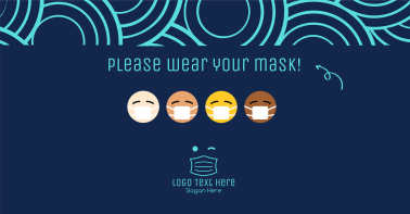 Mask Emoji Facebook ad