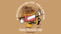 A Cute Chocolate Facebook Event Cover Design