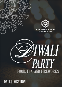 Diwali Party Poster Image Preview