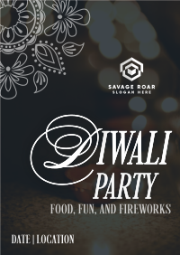 Diwali Party Poster Image Preview