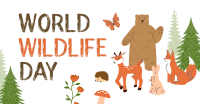 Forest Animals Wildlife Facebook Ad Design