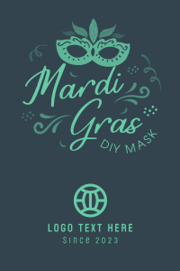 Let's Celebrate Mardi Gras Pinterest Pin Image Preview