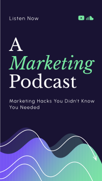 Marketing Professional Podcast TikTok Video Image Preview