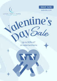 Valentine's Sale Poster Design