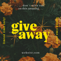 Amazing Giveaway Instagram Post Design