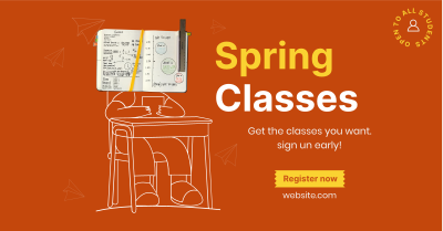 Spring Class Facebook ad Image Preview