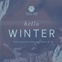 Winter Greeting Linkedin Post Image Preview