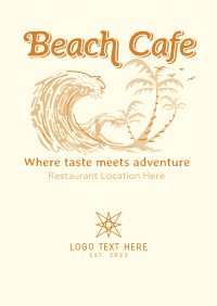 Surfside Coffee Bar Poster Design