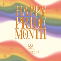 International Pride Month Gradient Instagram Post Design