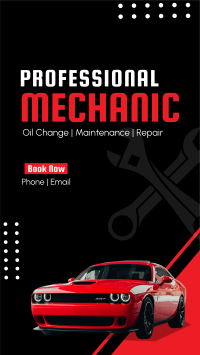 Professional Mechanic Facebook story Image Preview