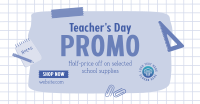 Teacher's Day Deals Facebook Ad Design