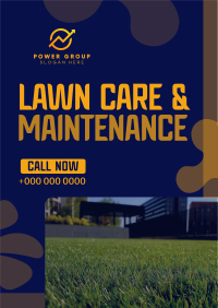 Clean Lawn Care Poster Image Preview