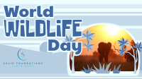Modern World Wildlife Day Video Image Preview