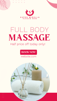 Massage Promo Facebook story Image Preview