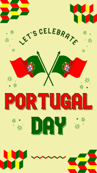 Portugal National Day YouTube Short Design