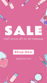 Makeup Sale Instagram story Image Preview