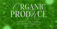 Minimalist Organic Produce Facebook Ad Design