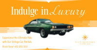 Luxury Vintage Car Facebook ad Image Preview
