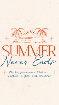 Summer Never Ends Instagram reel Image Preview
