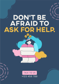 Ask for Help Poster Design
