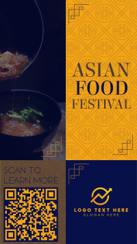 Asian Food Fest Facebook Story Design