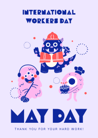 Fun-Filled May Day Poster Image Preview