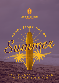 Vintage Summer Season Poster Image Preview