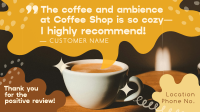 Quirky Cafe Testimonial Video Design