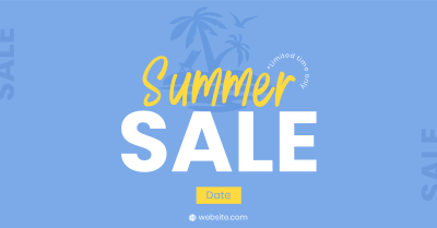 Island Summer Sale Facebook ad Image Preview