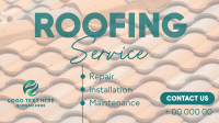 Modern Roofing Facebook event cover Image Preview