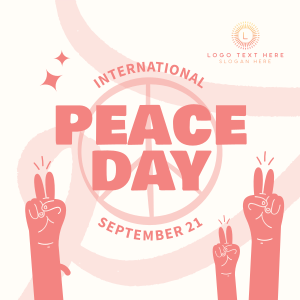 Peace Day Instagram post Image Preview